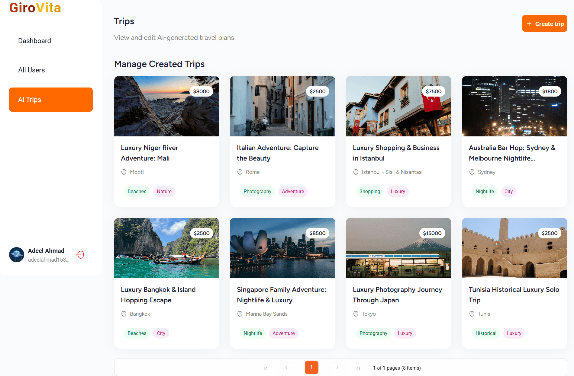 Giro Vita Travel App gallery image 3