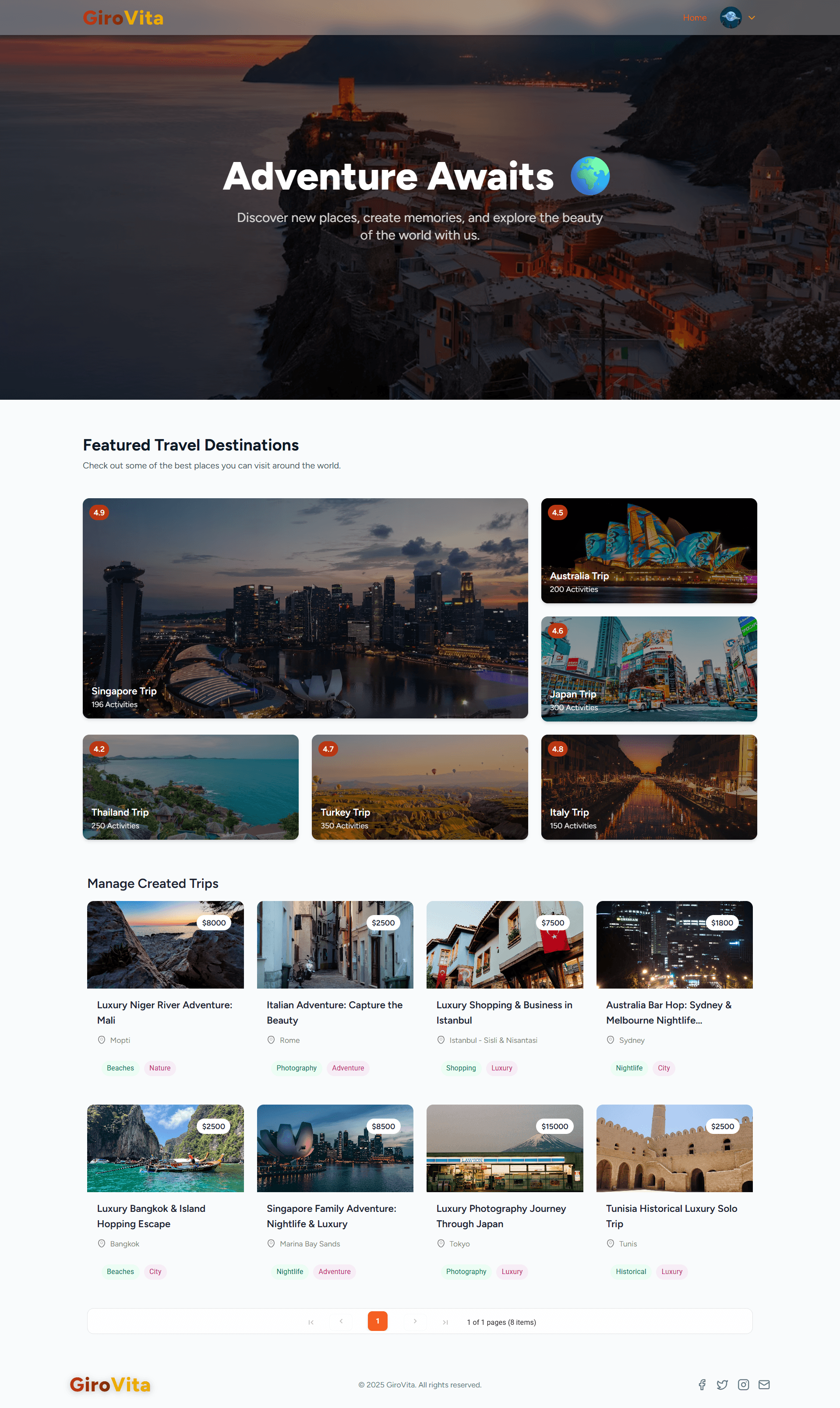 Giro Vita Travel App gallery image 1
